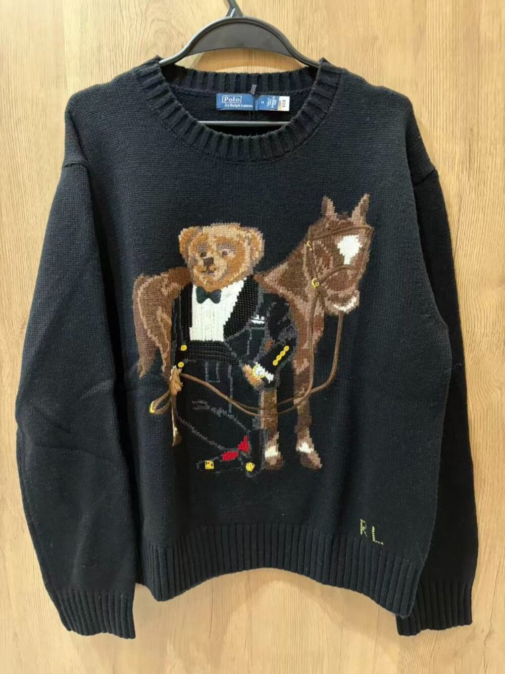Polo Ralph Lauren Bear Horse Knit Sweater Unisex